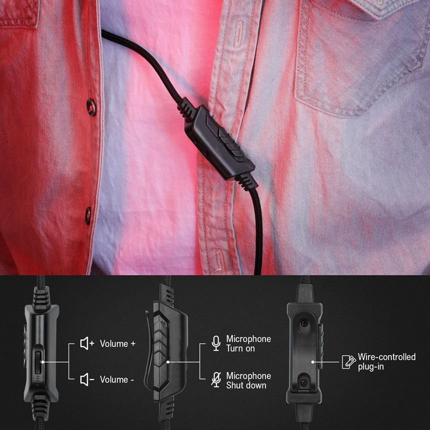 Custom LED Best Gaming Headphones With Mic