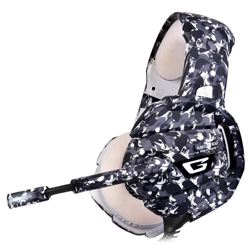 OEM Camouflage Gray Studio Headphones For Gaming