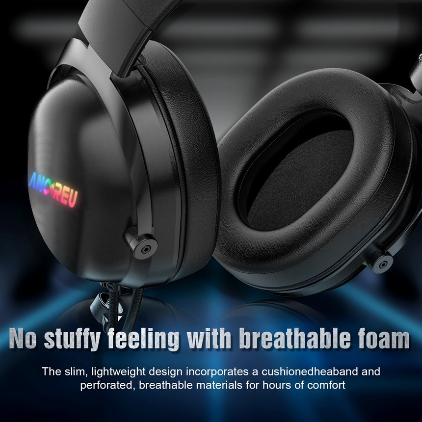 OEM Wired Gaming Headphones With RGB