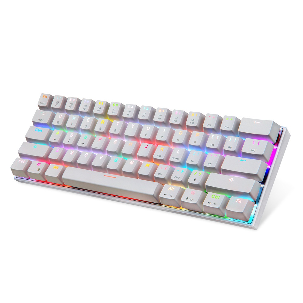 ODM 61 Keys Bluetooth Wired 2 in 1 Mini Gaming Keyboard