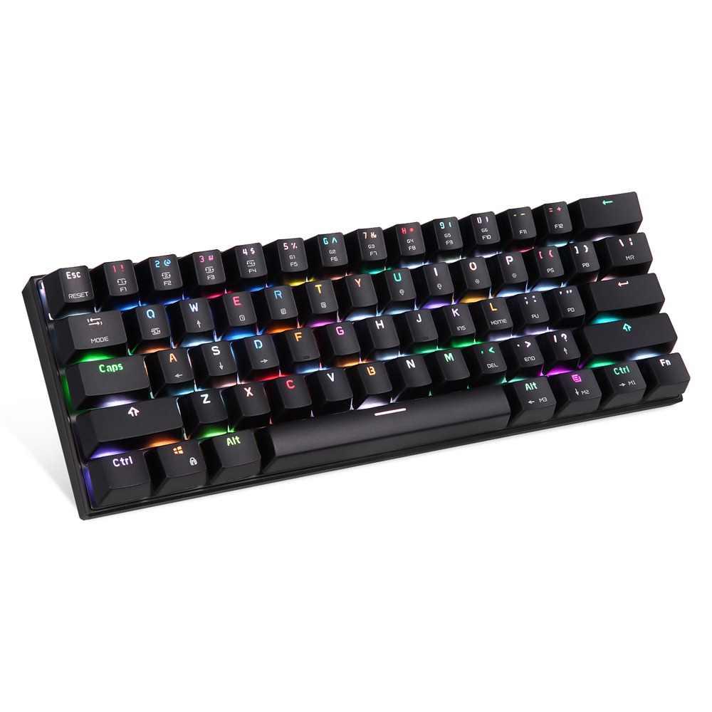 ODM 61 Keys Bluetooth Wired 2 in 1 Mini Gaming Keyboard