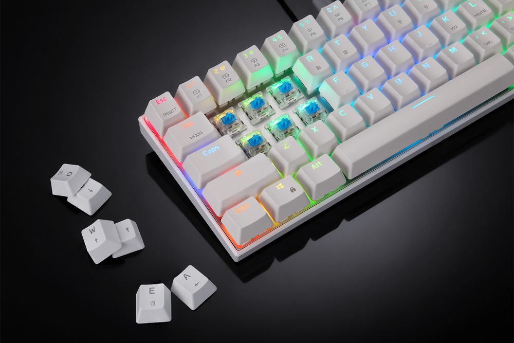 ODM 61 Keys Bluetooth Wired 2 in 1 Mini Gaming Keyboard