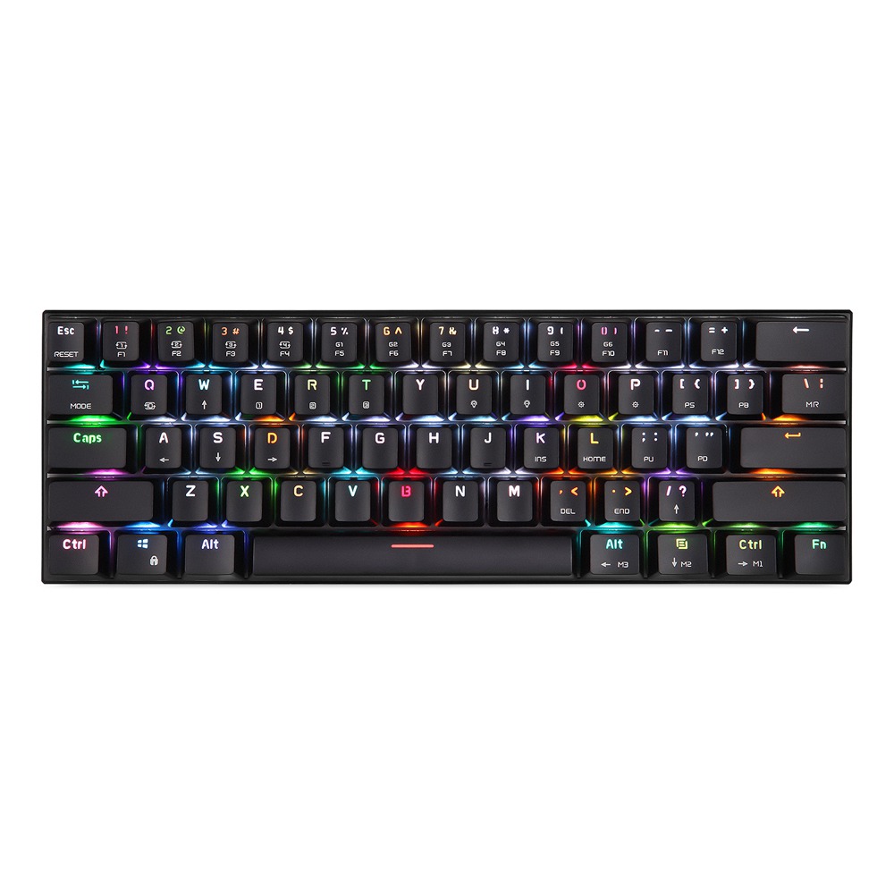ODM 61 Keys Bluetooth Wired 2 in 1 Mini Gaming Keyboard