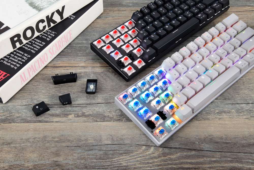 ODM 61 Keys Bluetooth Wired 2 in 1 Mini Gaming Keyboard