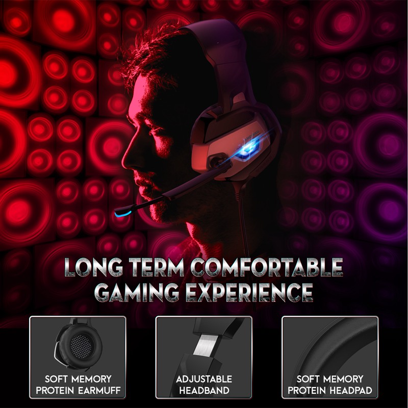 Factory Good Gaming Headphones Black Grey