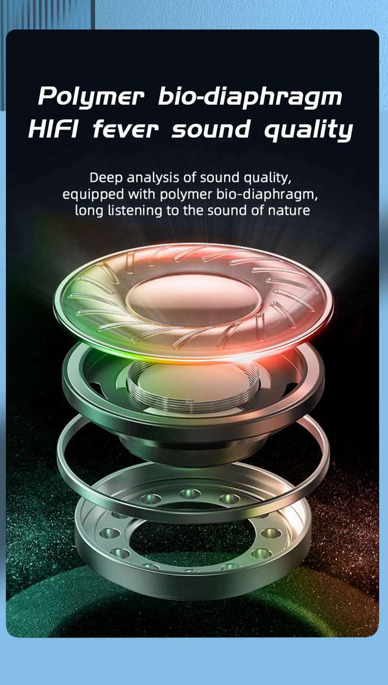 OEM LED Gaming Low Latency Wireless Earbuds with BT5.1
