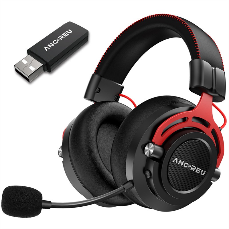 OEM 2.4G Wireless Wired 2 in1 Best Gaming Headphones with Mic