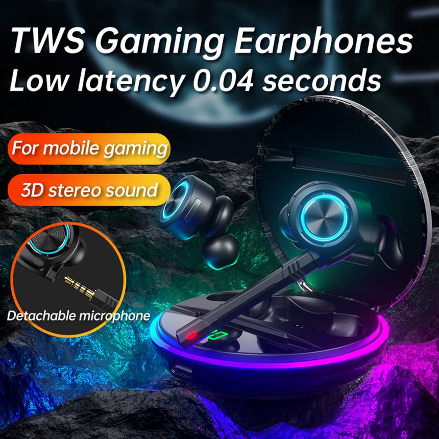 Custom TWS Good Wireless Gaming Headset for Mobile BT5.0
