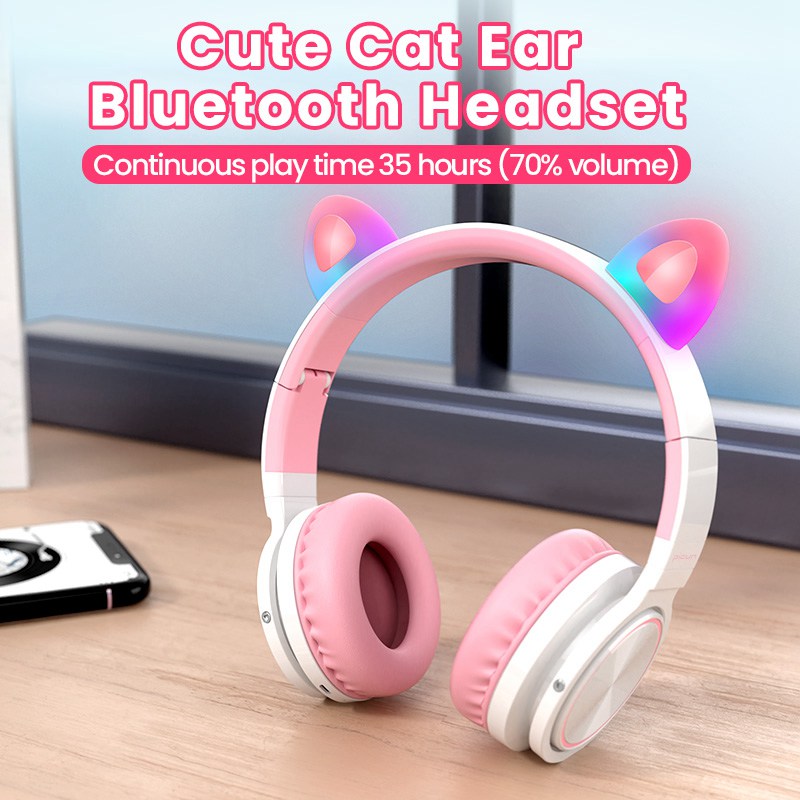 Factory Usb Bluetooth Headset With Cat Ear