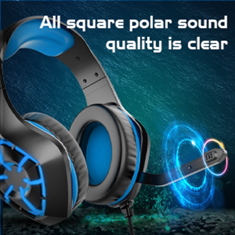Factory 7-RGB Wired Good Headphones for Gaming with Mic