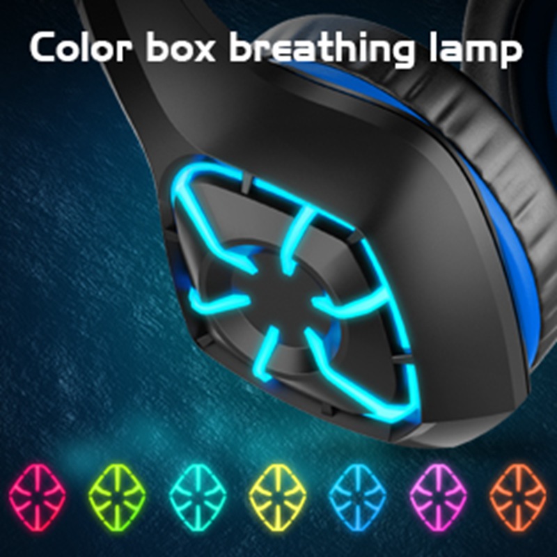 Factory 7-RGB Wired Good Headphones for Gaming with Mic