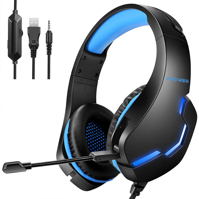 OEM Cool LED Wired Best Budget Gaming Headphones