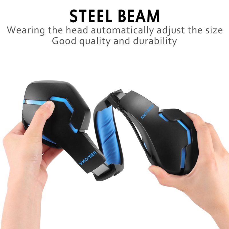 OEM Cool LED Wired Best Budget Gaming Headphones