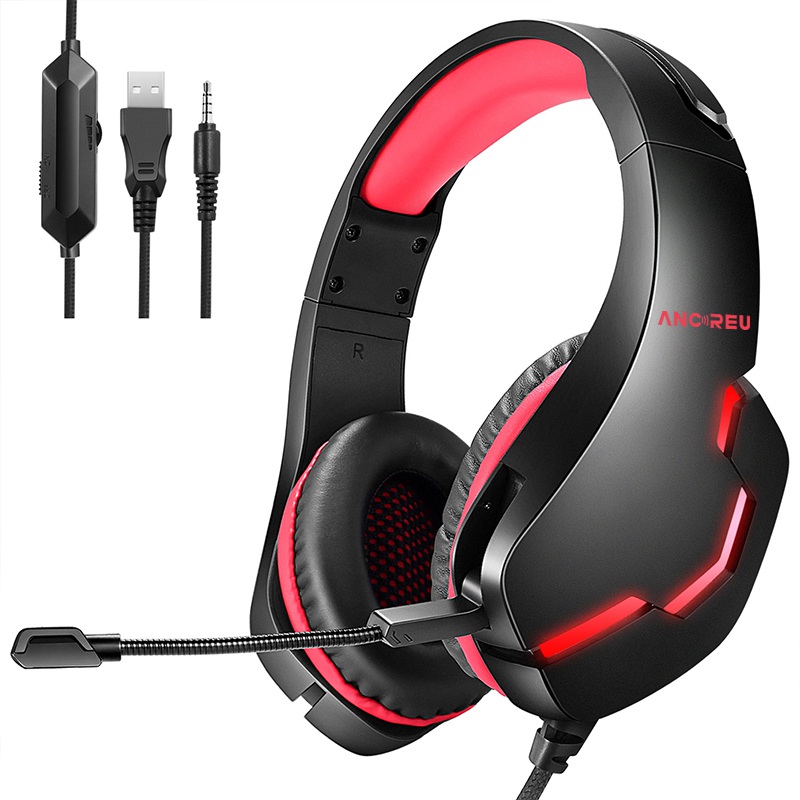 OEM Cool LED Wired Best Budget Gaming Headphones