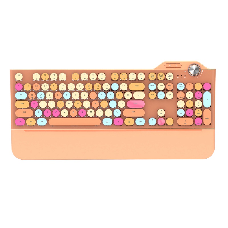 Factory 2.4G Bluetooth Backlit Gaming Keyboard With 104-Keys