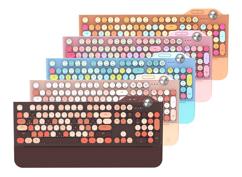 Factory 2.4G Bluetooth Backlit Gaming Keyboard With 104-Keys