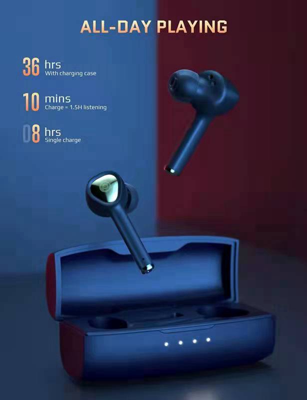 OEM  Hybrid ANC ENC TWS Truly Wireless Earbuds with 3Mic