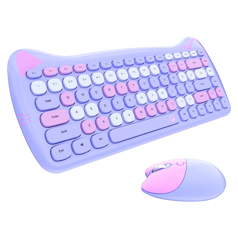 OEM 2.4G Wireless Best Budget Gaming Keyboard and Mouse With 84-keys