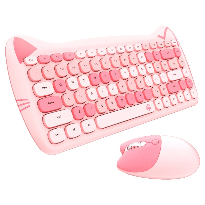 OEM 2.4G Wireless Best Budget Gaming Keyboard and Mouse With 84-keys