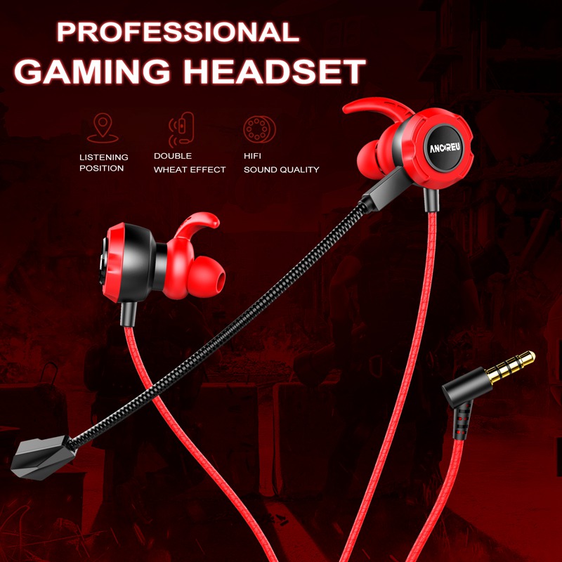 Customized Gaming Headphones with Microphone Detachable