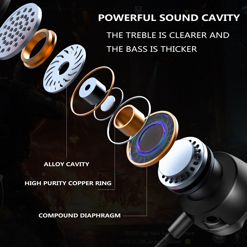 Customized Gaming Headphones with Microphone Detachable