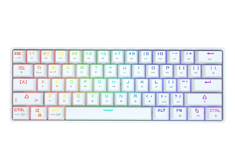 Factory 7 RGB 2 in 1 Bluetooth Gaming Keyboard 61 Keys