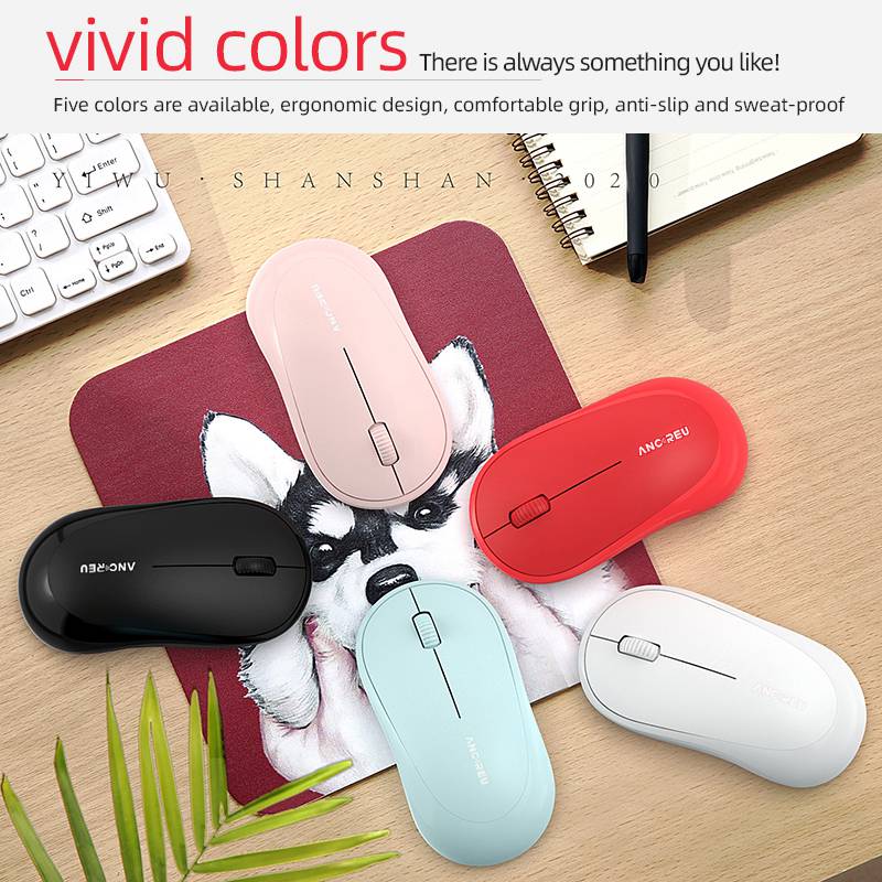 OEM 2.4G Colorful Office Good Wireless Gaming Mouse