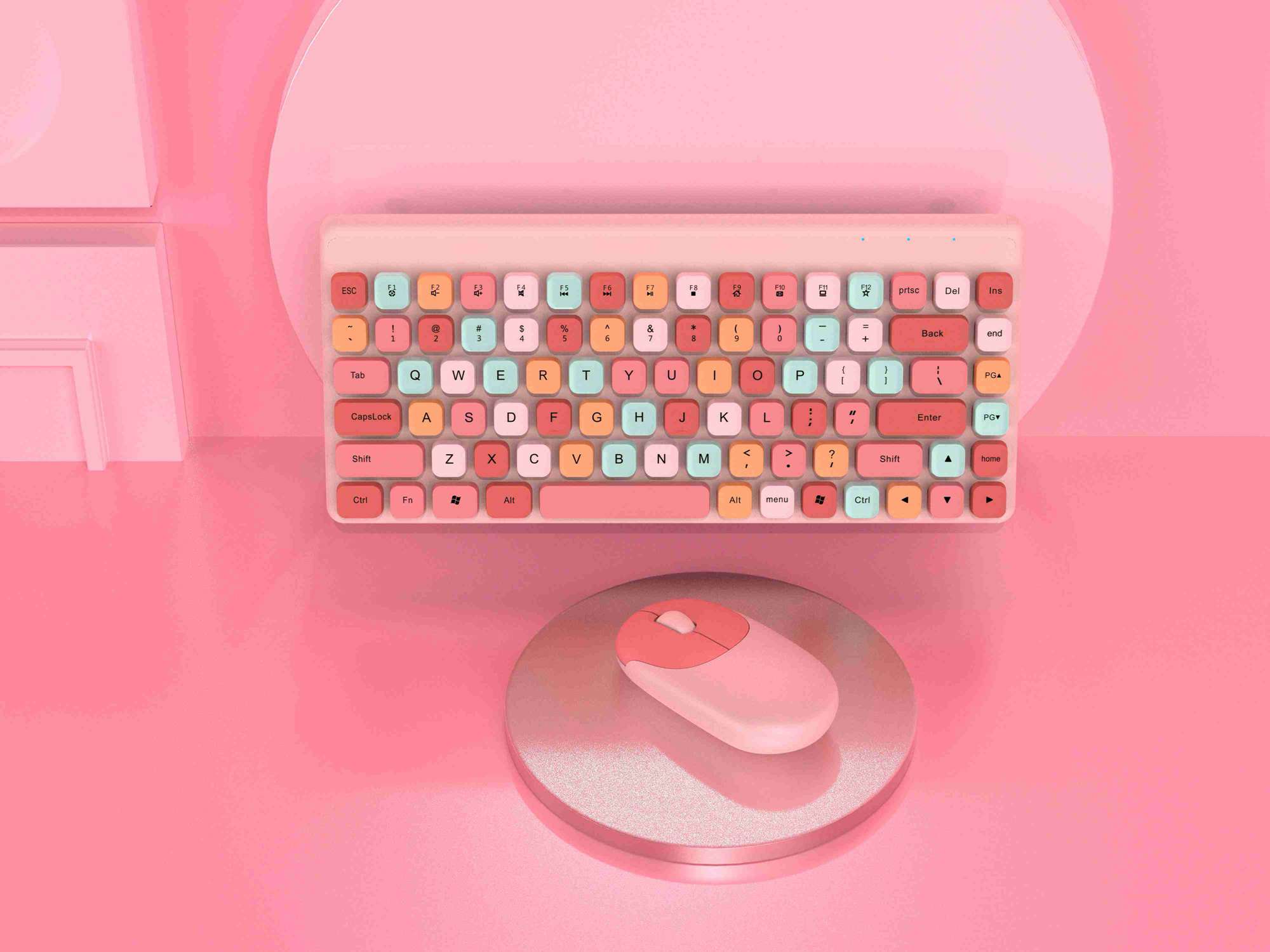 Factory Wireless Gaming Keyboard And Mouse Lipstick
