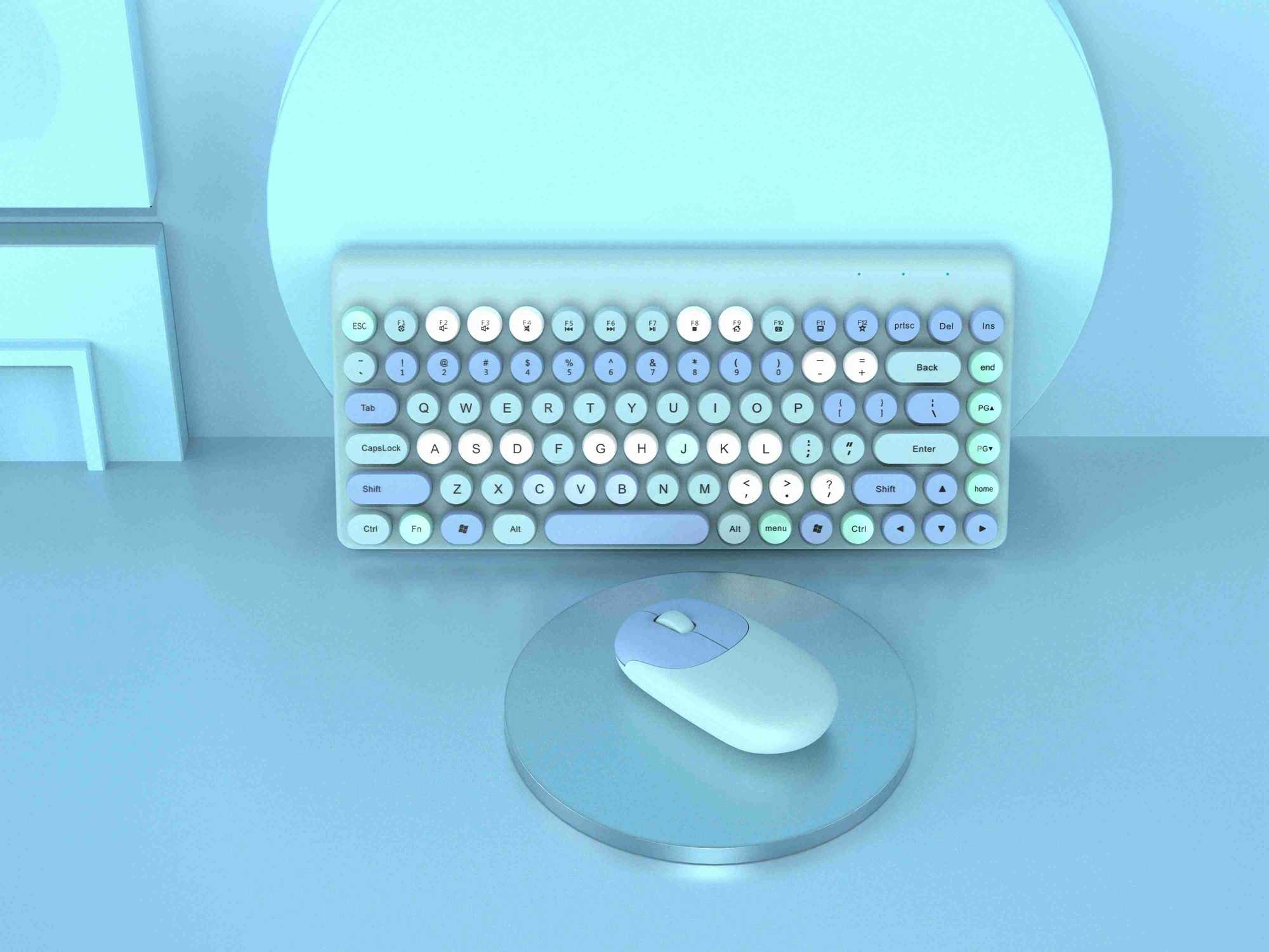Factory Wireless Gaming Keyboard And Mouse Lipstick