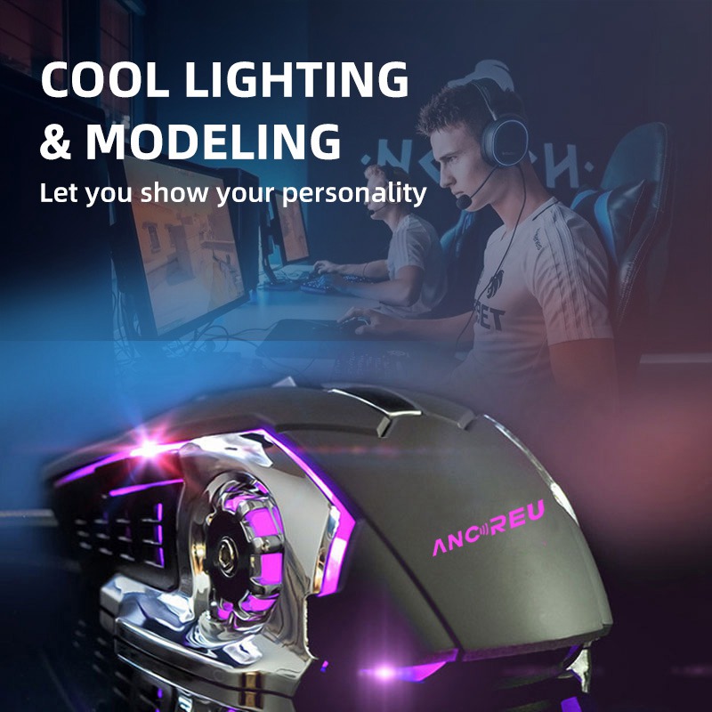 Factory 2022 RGB Light Gaming Computer Mouse