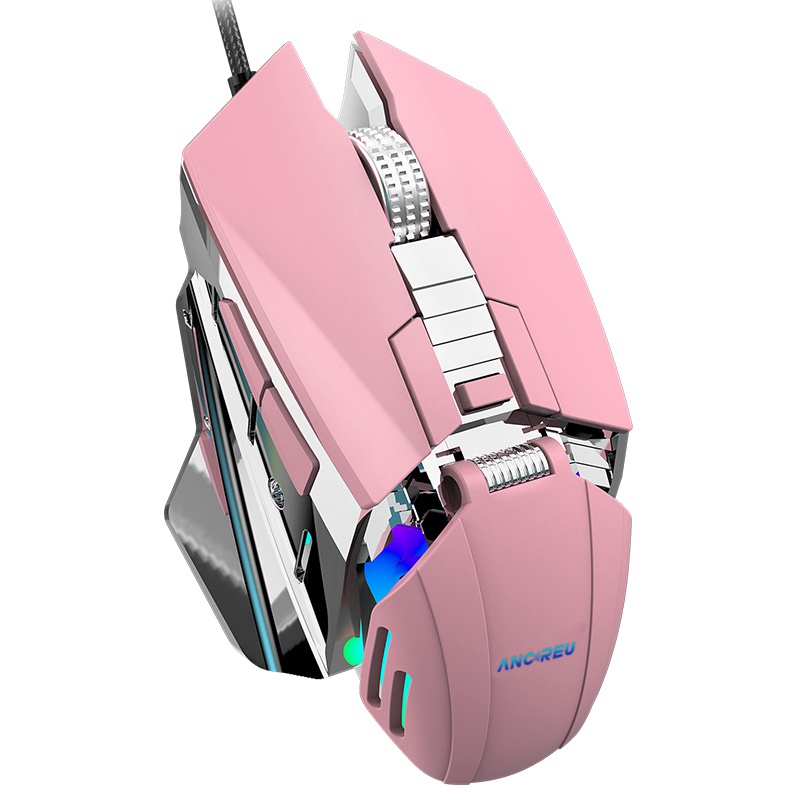 Custom 7200DPI RGB Lighting Ergonomic Gaming Mouse