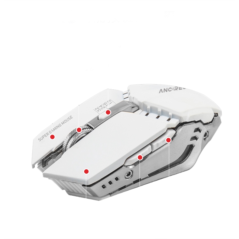 Custom Wireless Gaming Mouse Colorful Glare