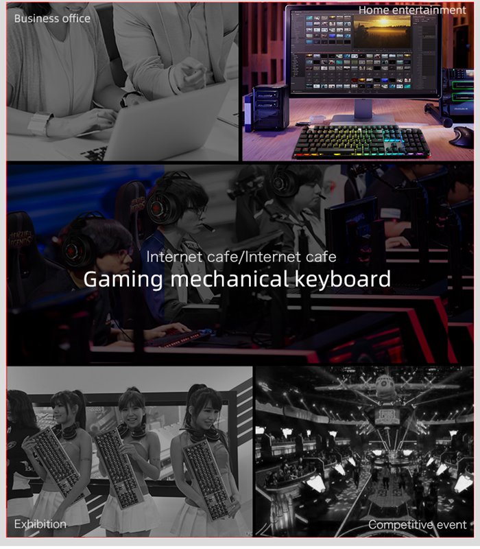 OEM RGB Backlight Mechanical Custom Gaming Keyboard