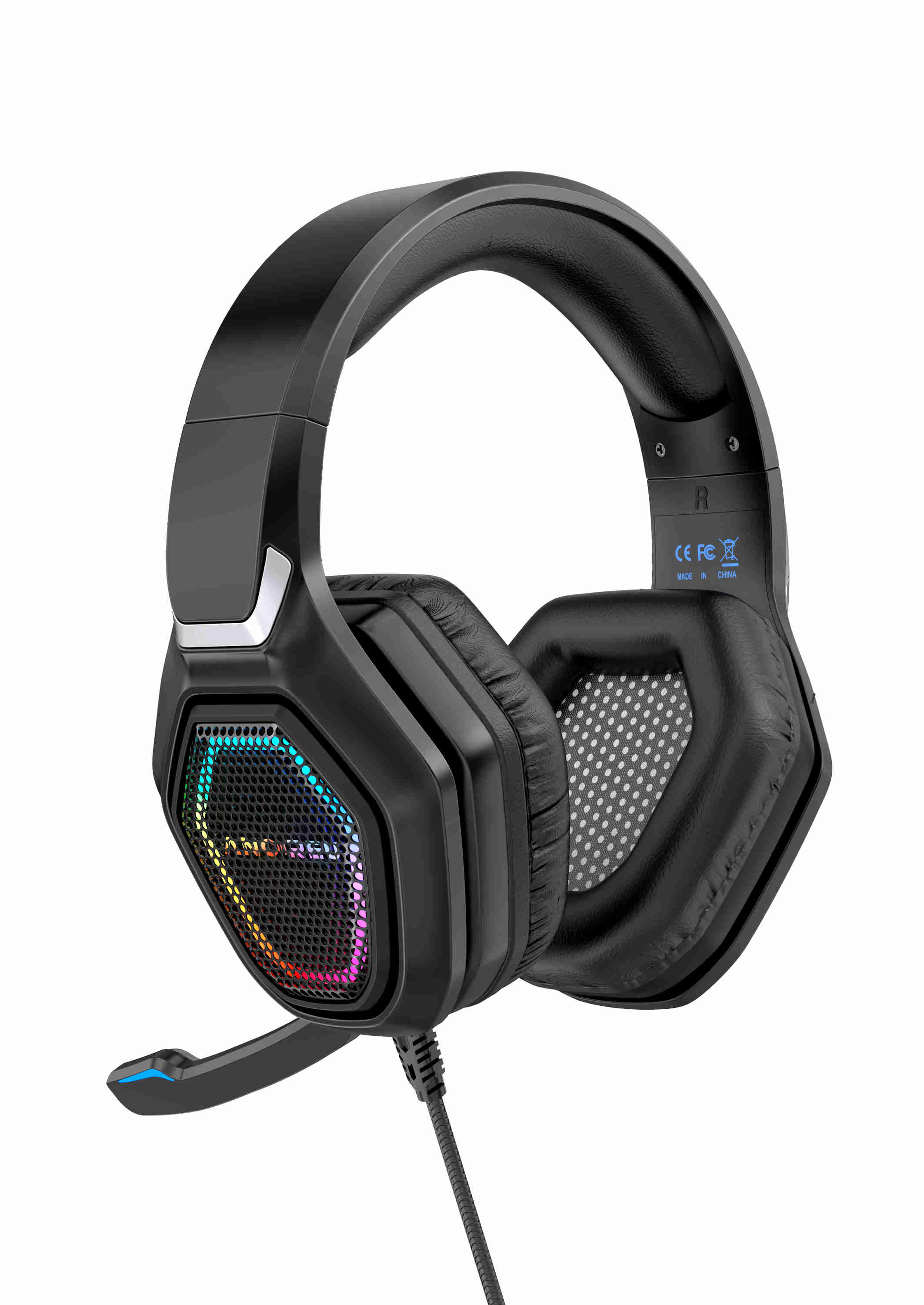OEM Noise Cancelling Gaming Headset Flowing RGB