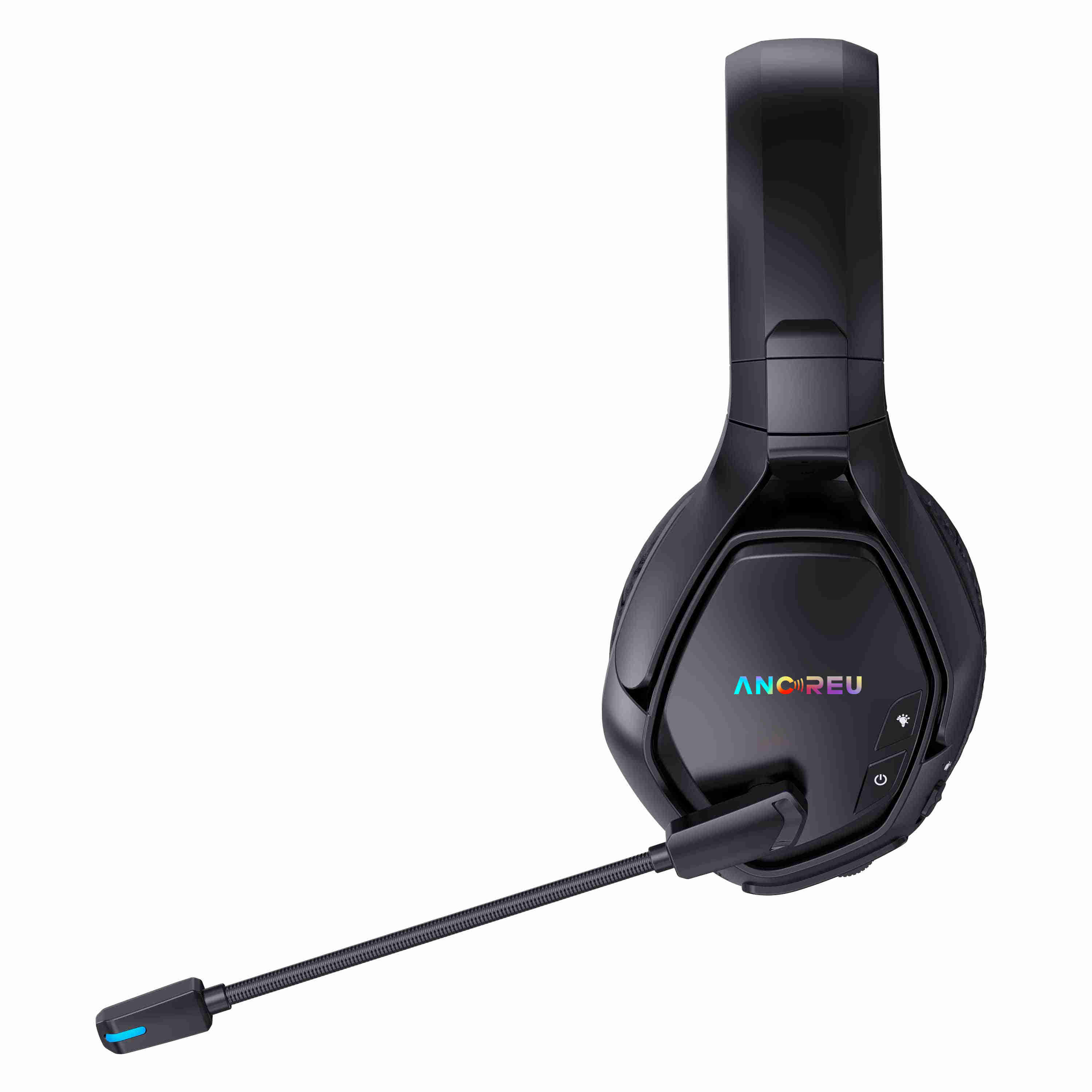 Factory Wireless Gaming Headset With Mic 2.4G RGB Light
