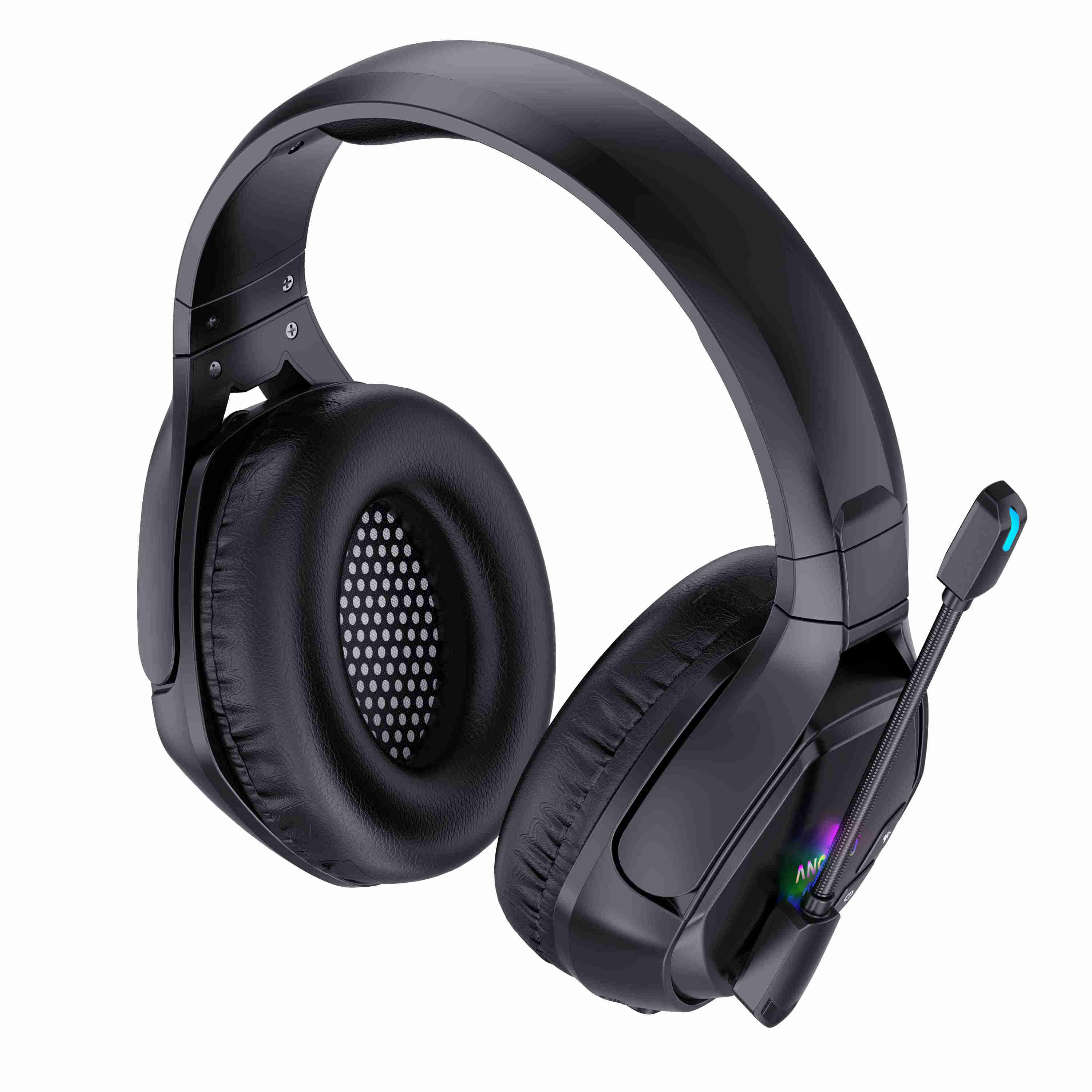 Factory Wireless Gaming Headset With Mic 2.4G RGB Light