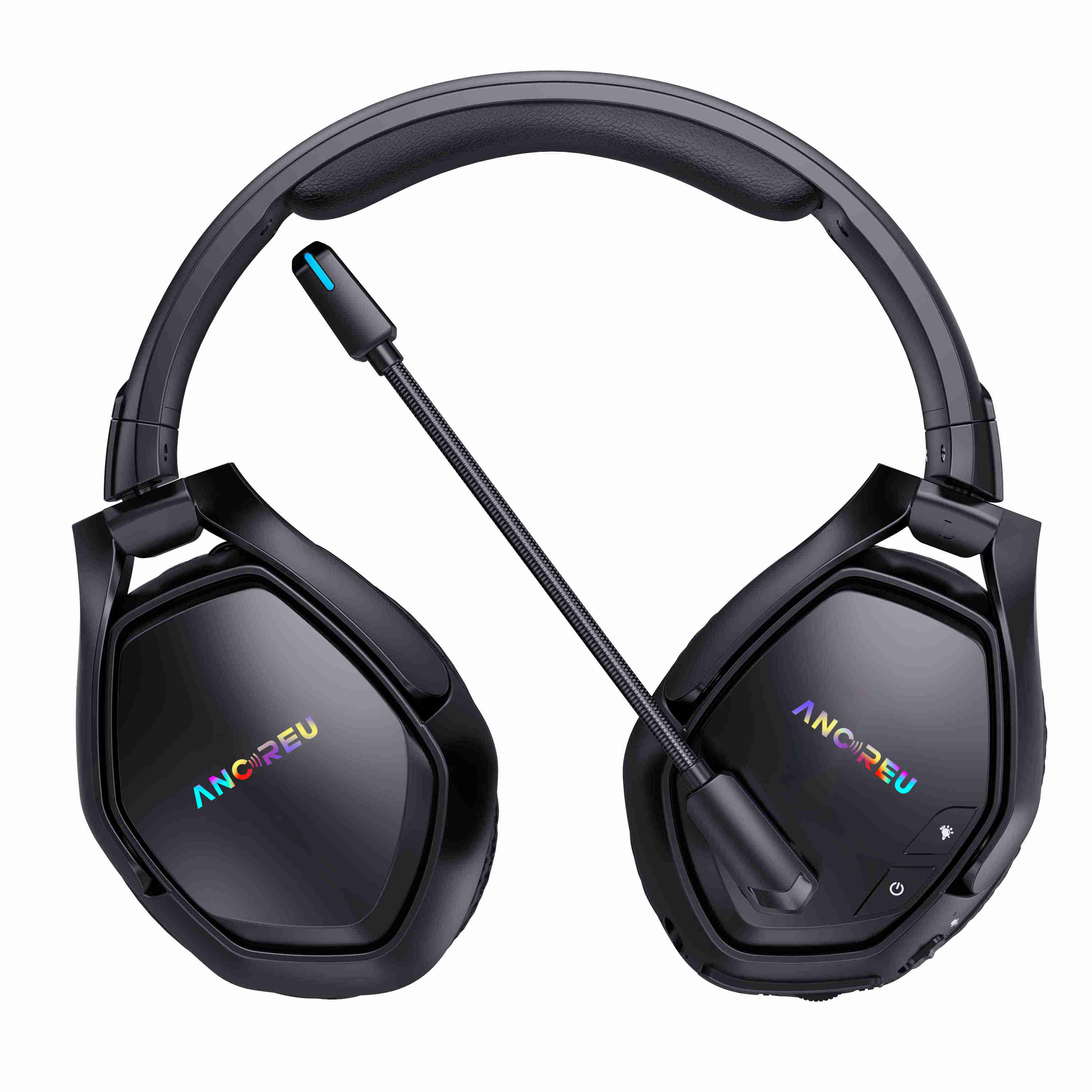 Factory Wireless Gaming Headset With Mic 2.4G RGB Light