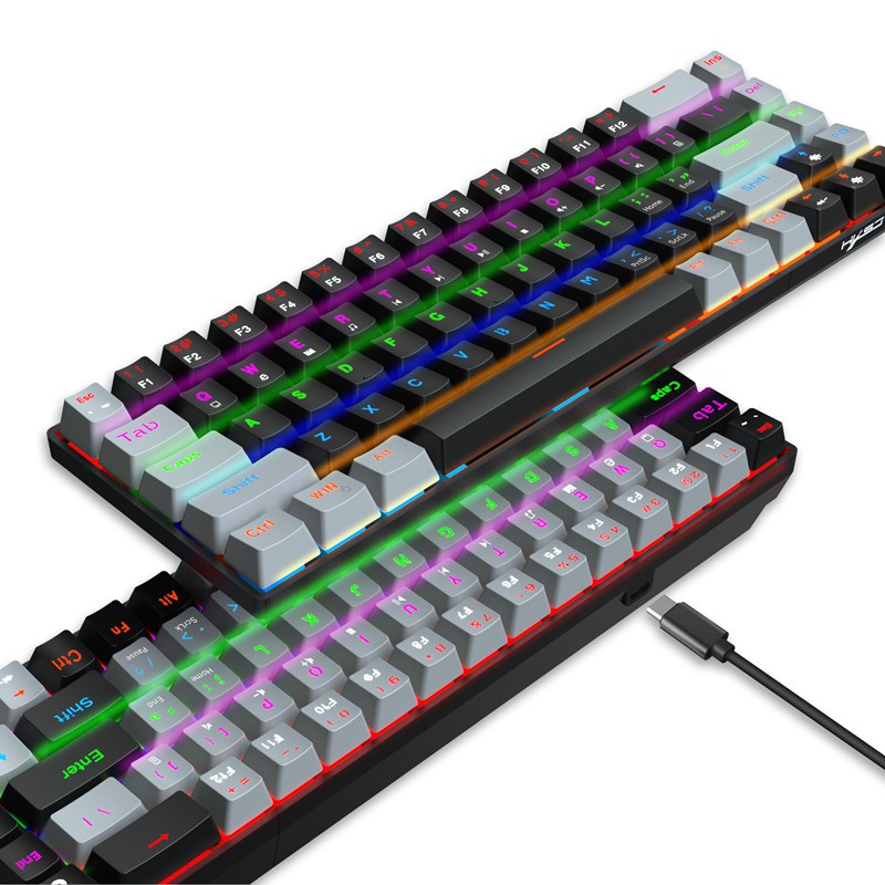 OEM Dual-Color RGB Multi-Color Backlight Wired Gaming Keyboard