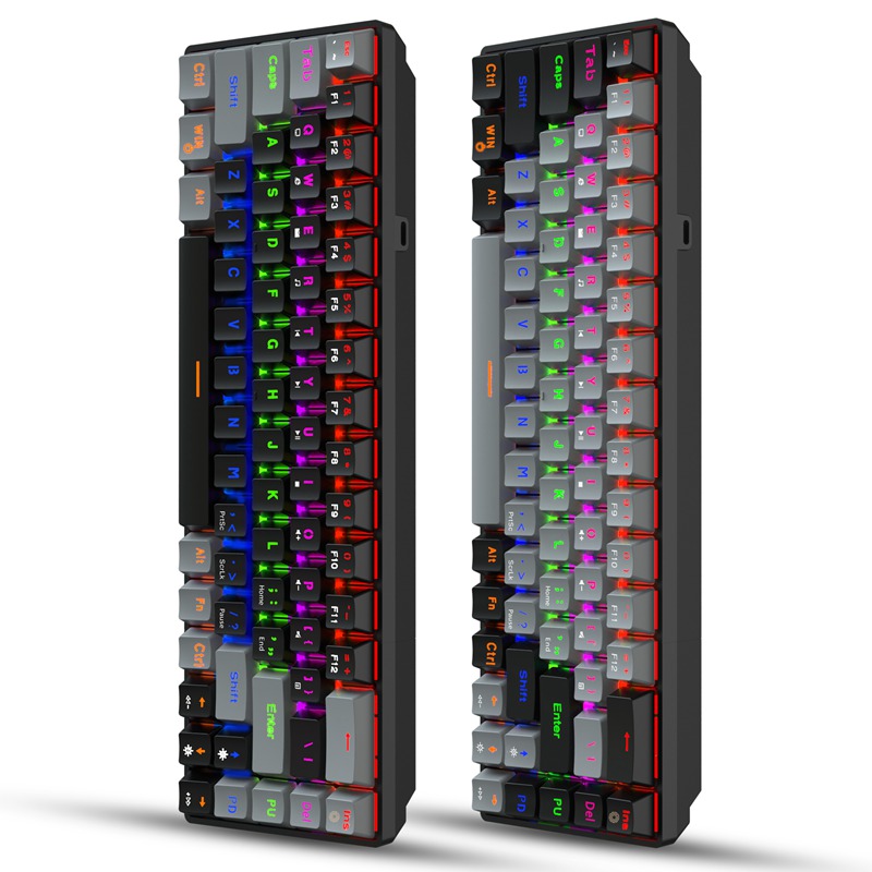 OEM Dual-Color RGB Multi-Color Backlight Wired Gaming Keyboard