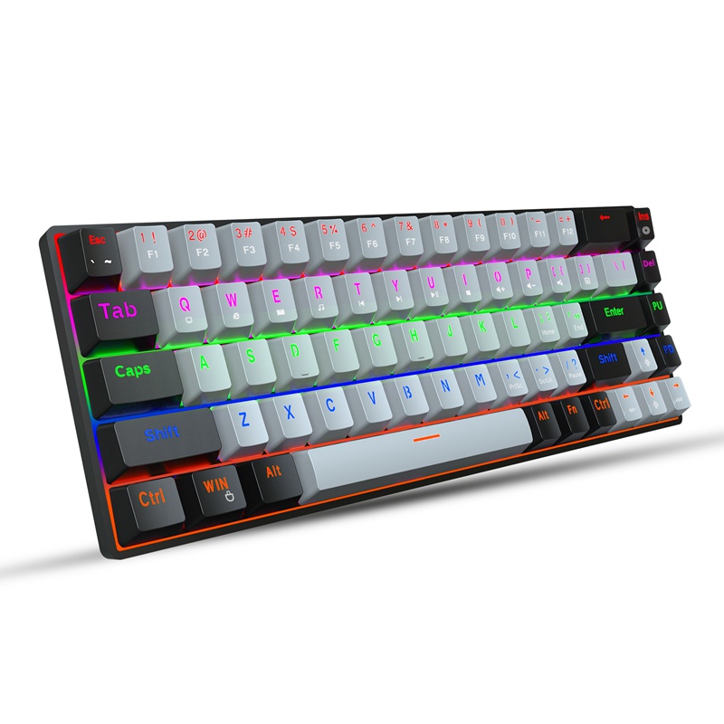 OEM Dual-Color RGB Multi-Color Backlight Wired Gaming Keyboard