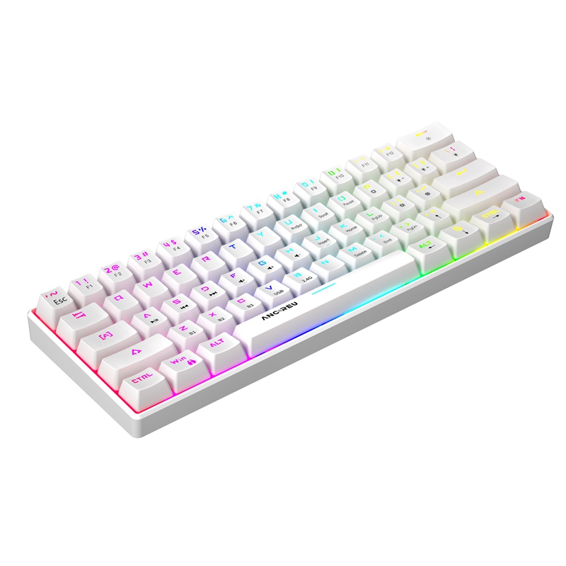 OEM Best Budget Wireless Gaming Keyboard RGB Wired+Bluetooth+2.4G