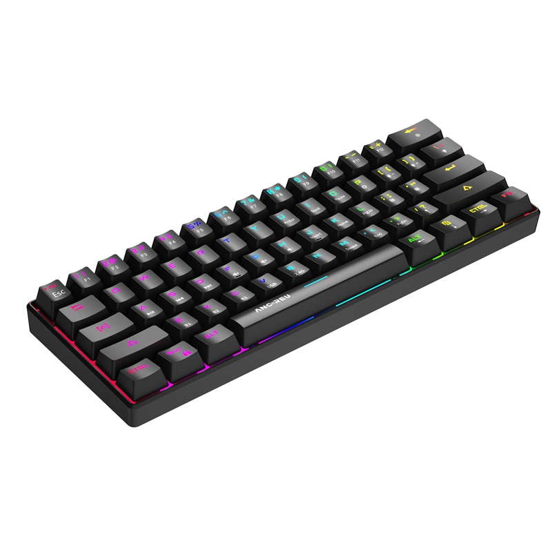OEM Best Budget Wireless Gaming Keyboard RGB Wired+Bluetooth+2.4G