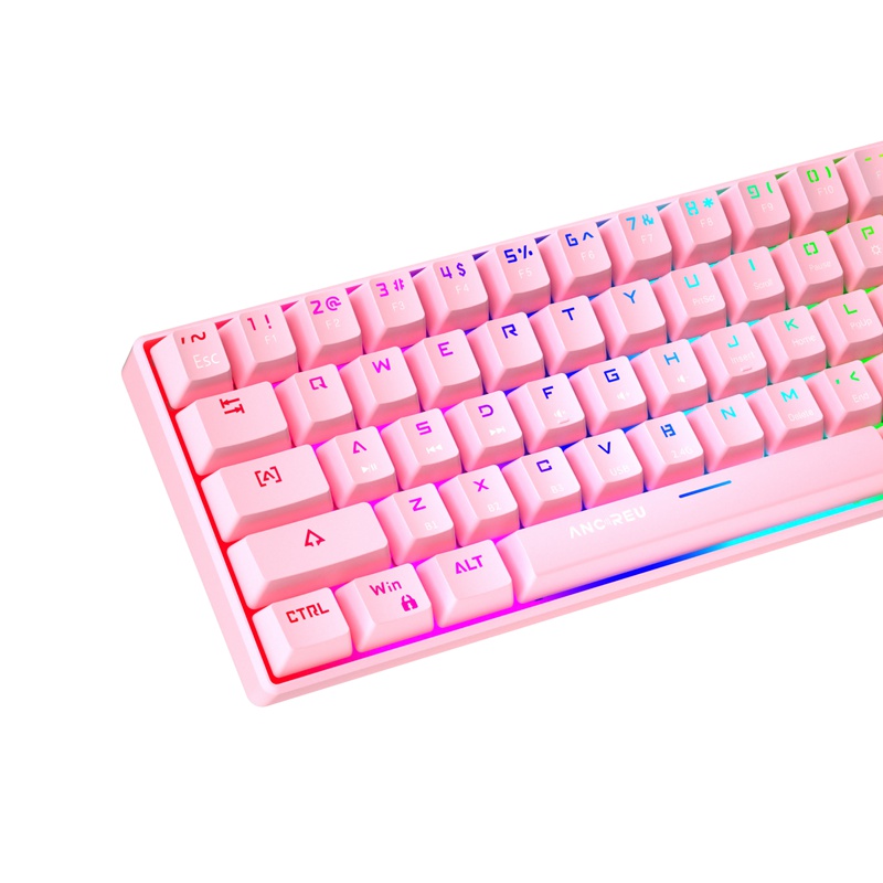 OEM Best Budget Wireless Gaming Keyboard RGB Wired+Bluetooth+2.4G