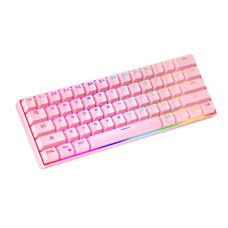 OEM Best Budget Wireless Gaming Keyboard RGB Wired+Bluetooth+2.4G
