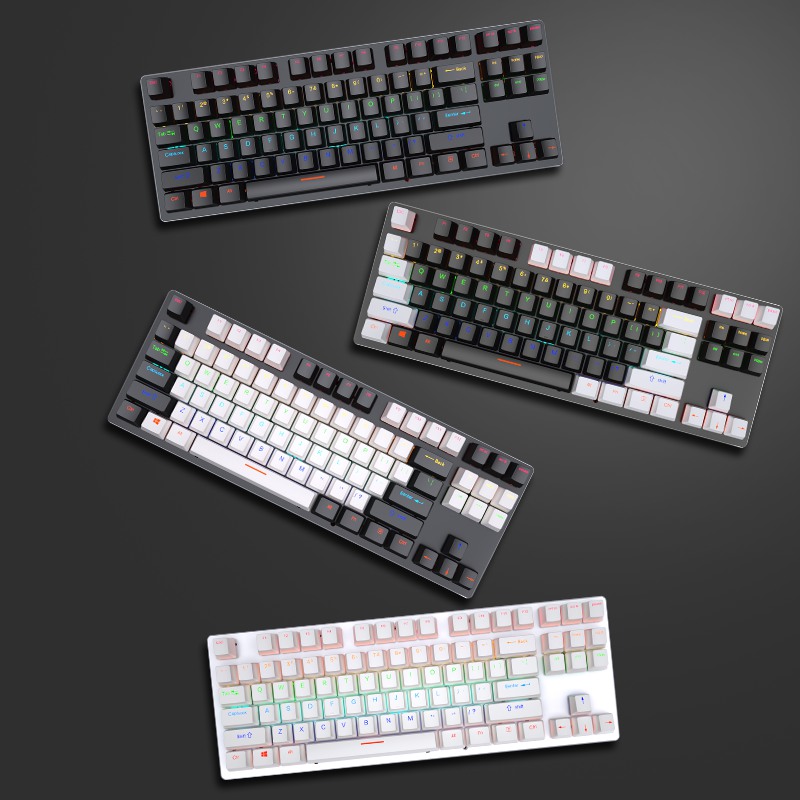 Factory Wired Gaming Keyboard With 87 Keys