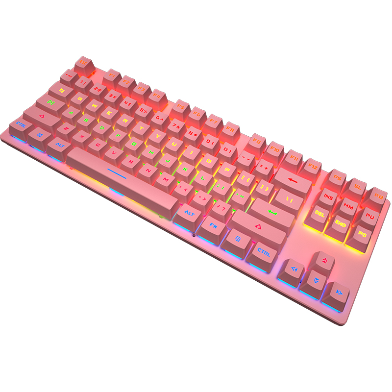 Wholesale 87 Keys USB Wired Gaming Keyboard