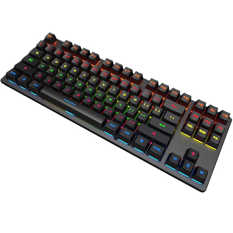 Wholesale 87 Keys USB Wired Gaming Keyboard