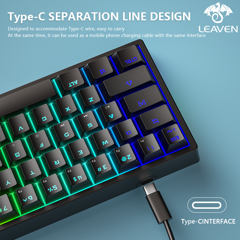 Wholesale Desktop Gaming Mechanical Backlit Keyboard