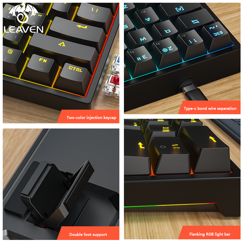 Wholesale Desktop Gaming Mechanical Backlit Keyboard