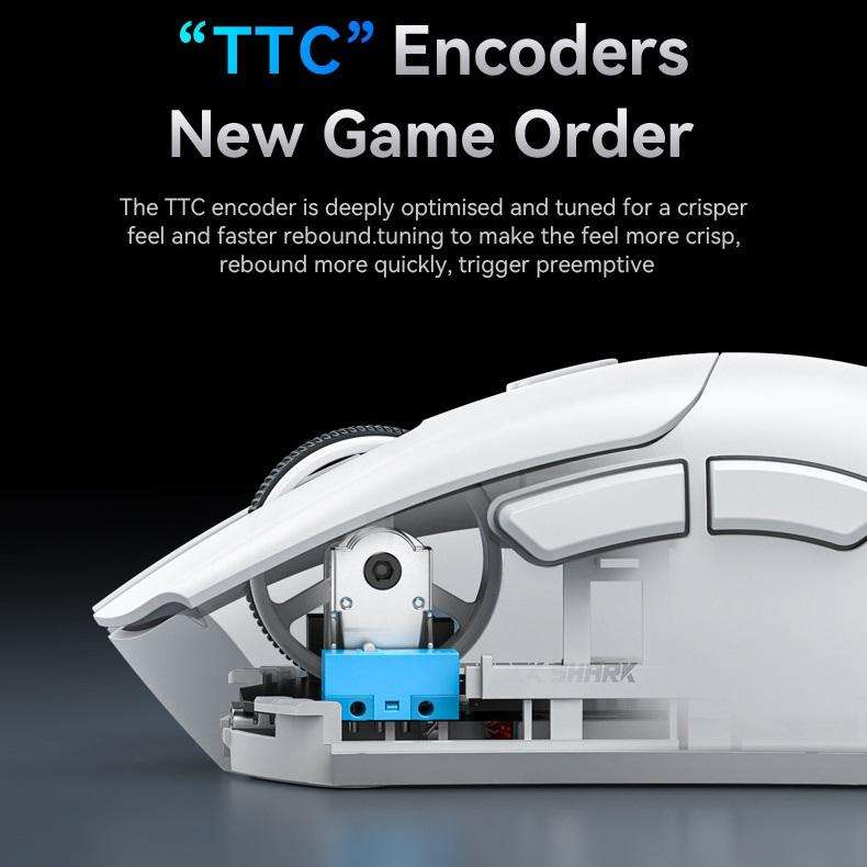 Attack Shark R1 Wireless Mouse Lightweight PAW3311 Tri-mode E-sports Game 2.4G BT USB Wired Mouse